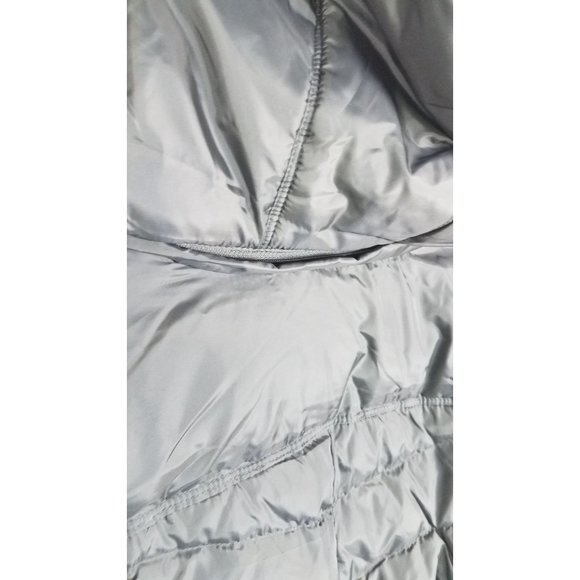 Michael Michael Kors Women's Sz. S Hooded Faux Fur Maxi Down Coat Gun Metal NWT - Picture 7 of 8